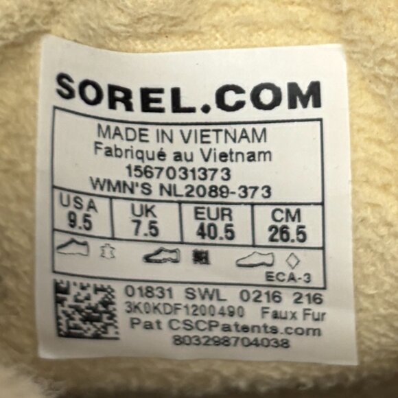 Sorel women's low Tivoli II boots 9.5 tan suede faux fur - Picture 8 of 9